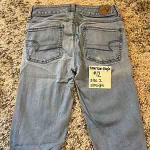 American Eagle Straight Jeans Size 2